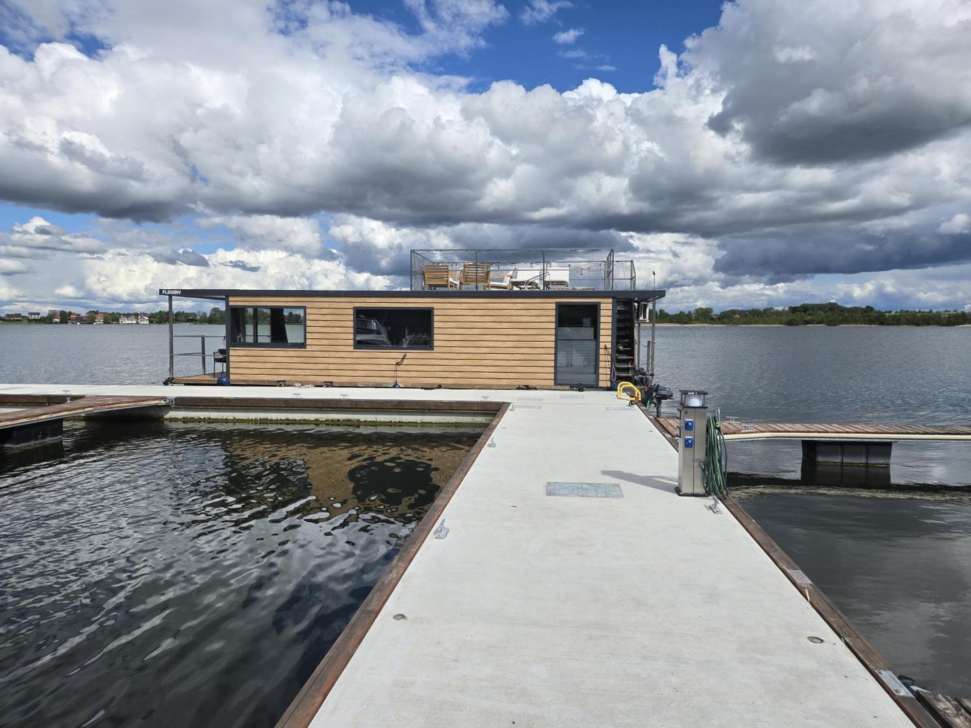 Domek Na Wodzie - Houseboat -Sauna, Taras Na Dachu, Dwie Sypialnie Mikołajki Zewnętrze zdjęcie